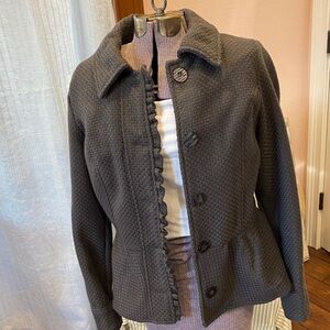 Decree Charcoal Textured Blazer